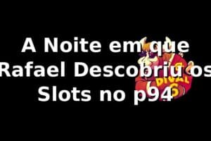 A Noite em que Rafael Descobriu os Slots no p94 🎰